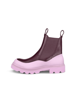 Botas Chelsea de piel ECCO® Grainer para mujer - Multicolor - Outside