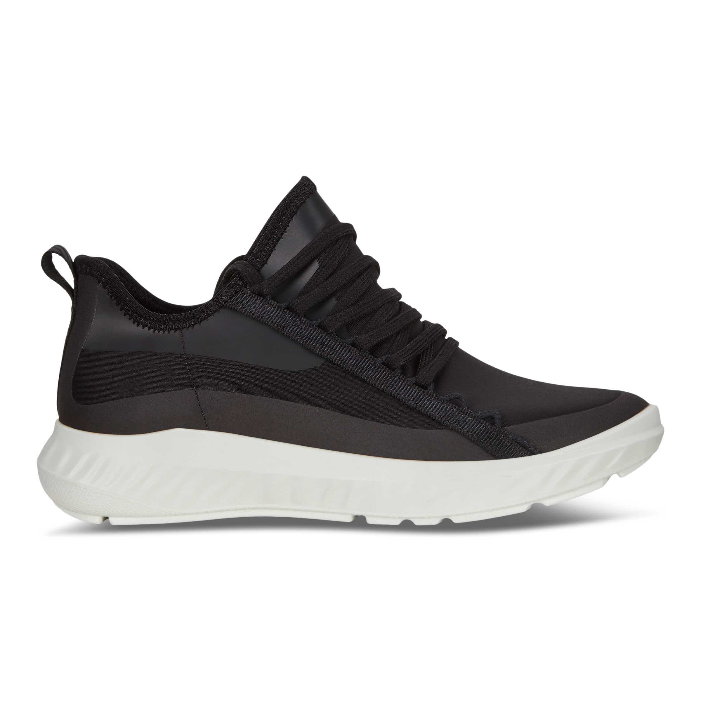 ECCO Women ST.1 Lite Sneaker - Black - Outside