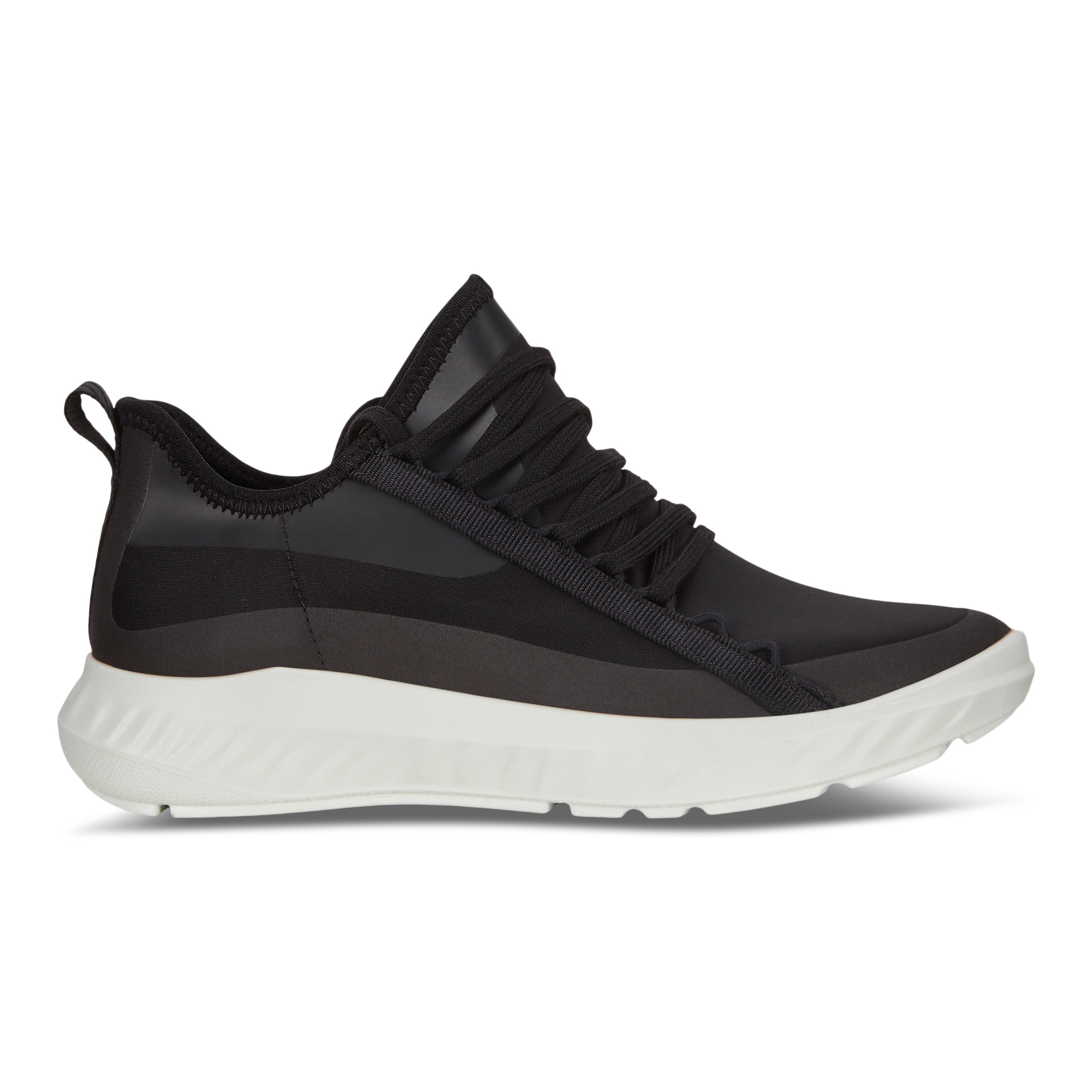 ECCO Women ST.1 Lite Sneaker - Black - Outside