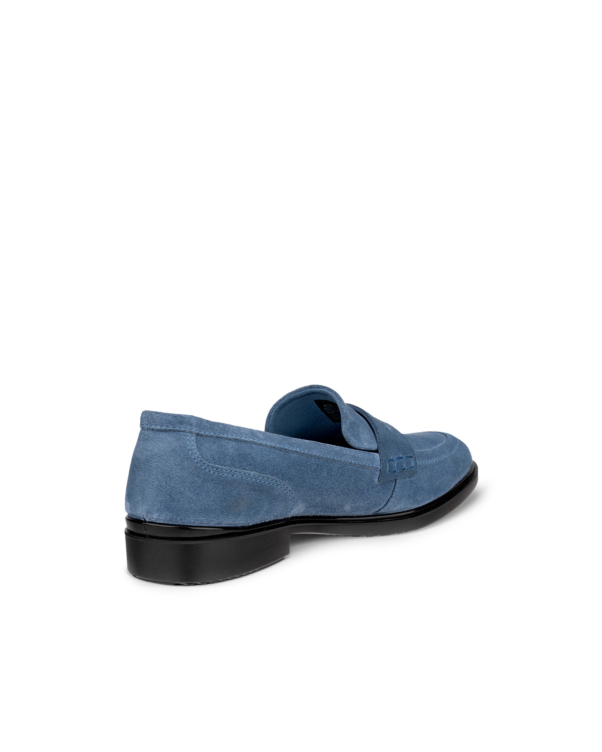 Women's ECCO® Dress Classic 15 Suede Loafer - Blue - Back