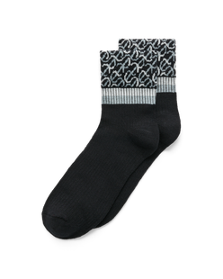 ECCO® Wave Ankle-Cut Socks - Black - Main