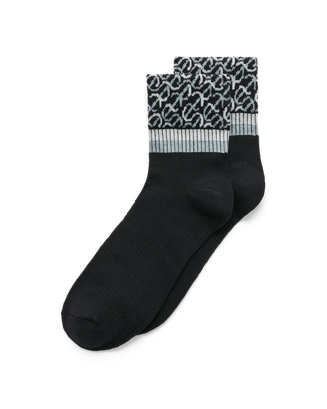 ECCO® Wave Ankle-Cut Socks - Black - Main