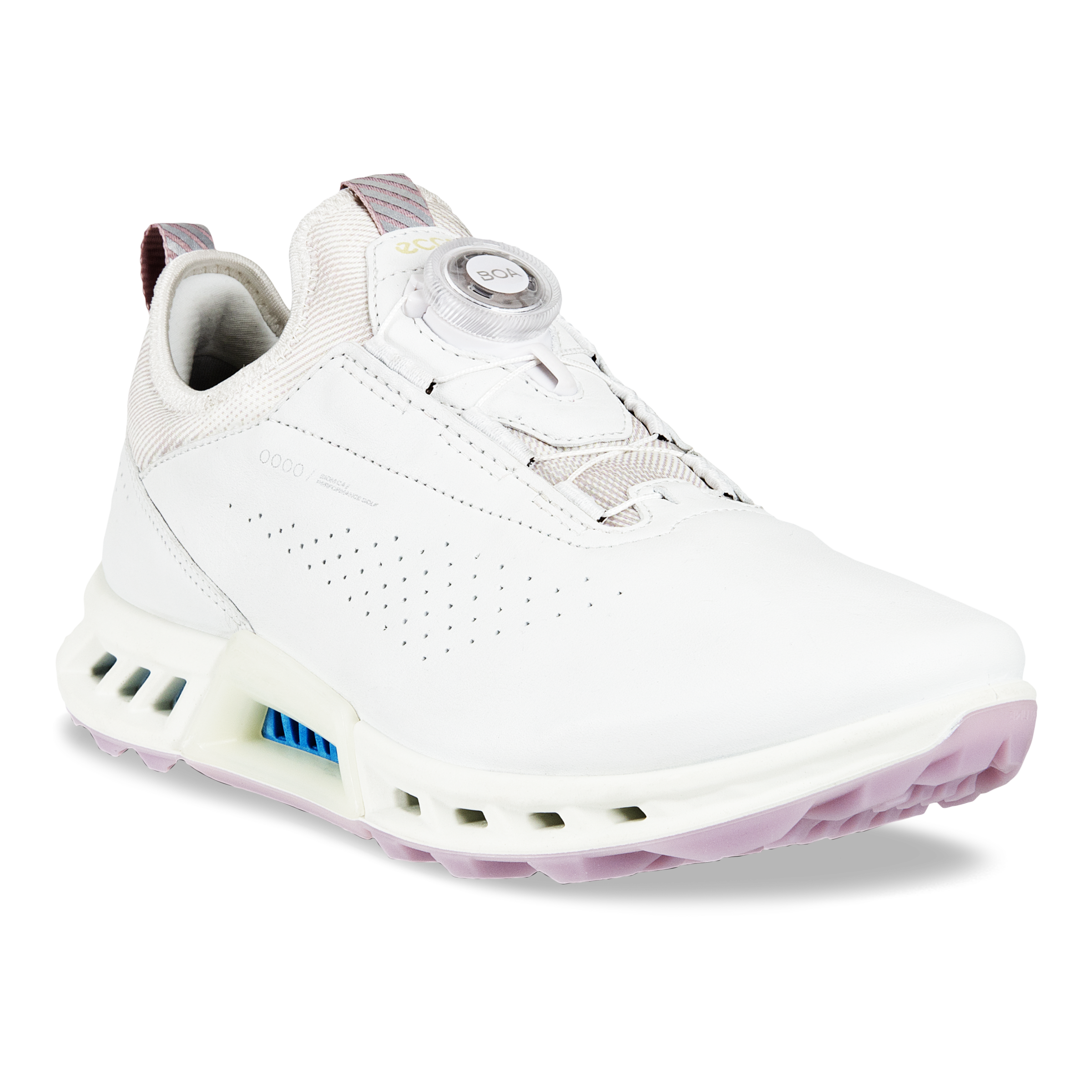 Ladies ECCO® Golf Biom C4 Leather Gore-Tex Shoe | White