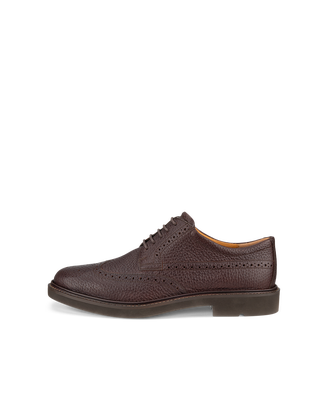 ECCO Men's Metropole London Wingtip Shoes - Brown - Outside