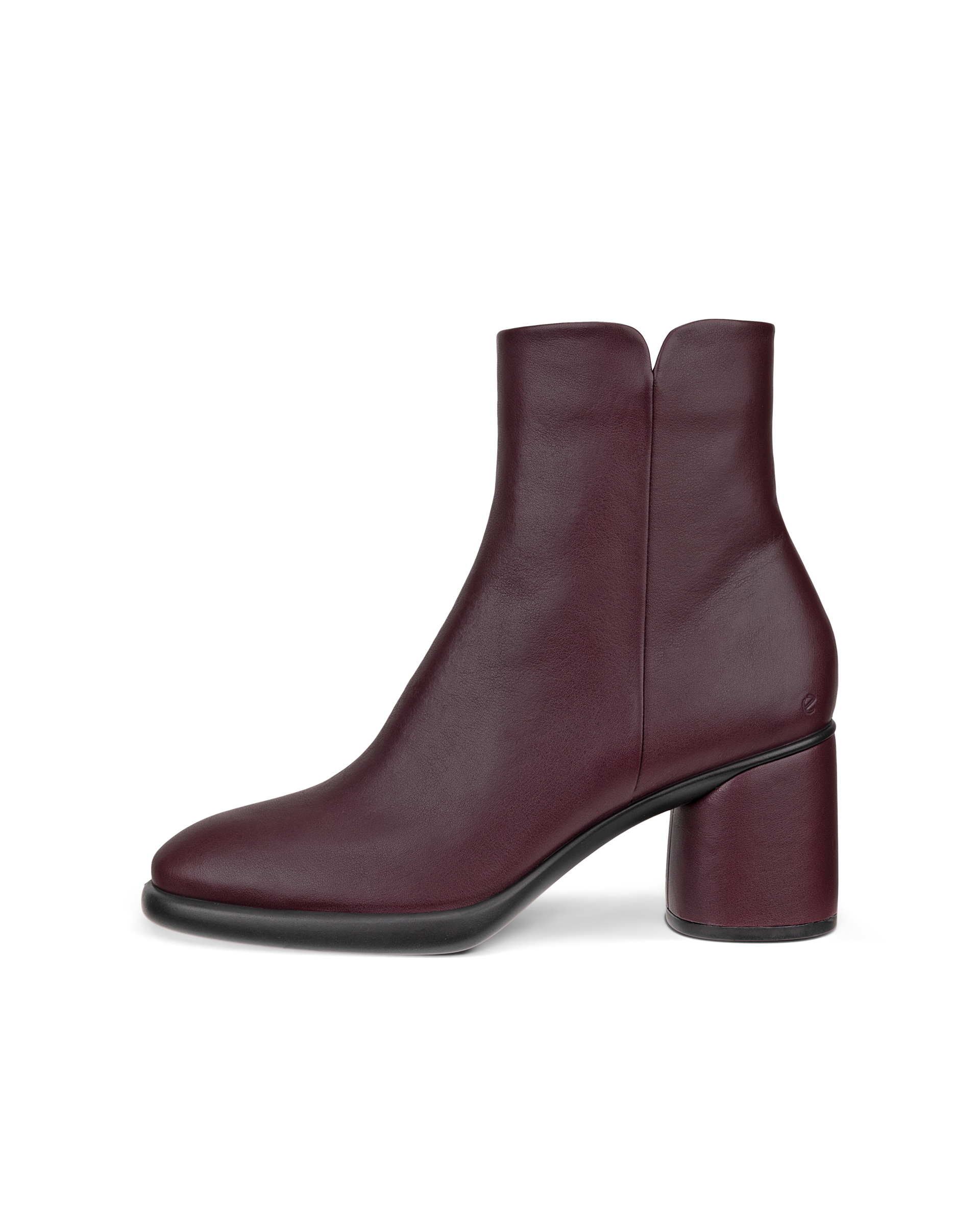 Botas de caña media de piel ECCO® Sculpted LX 55 para mujer - Violeta - Outside