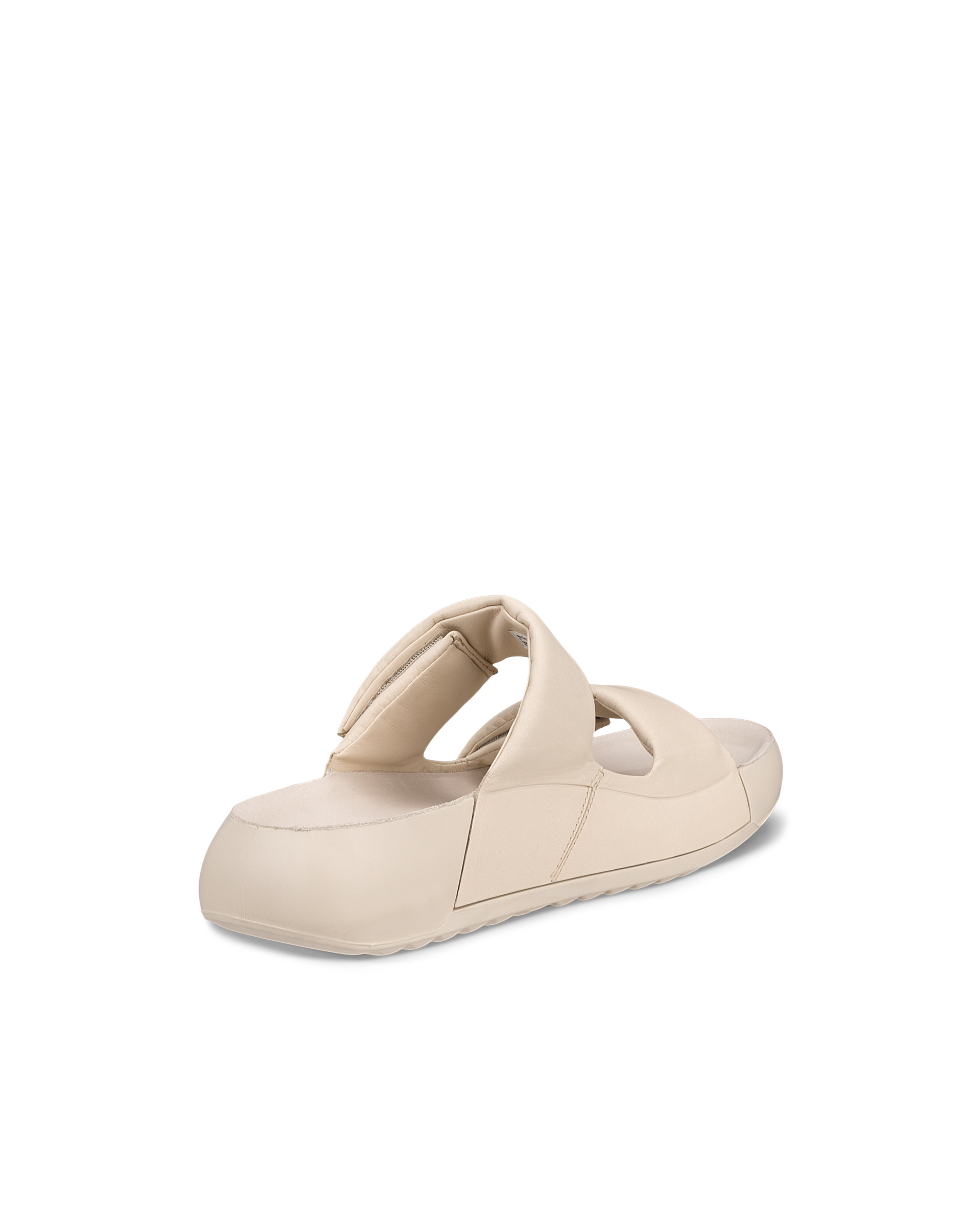 ECCO® Cozmo PF sandale en cuir deux brides pour femme - Beige - Back