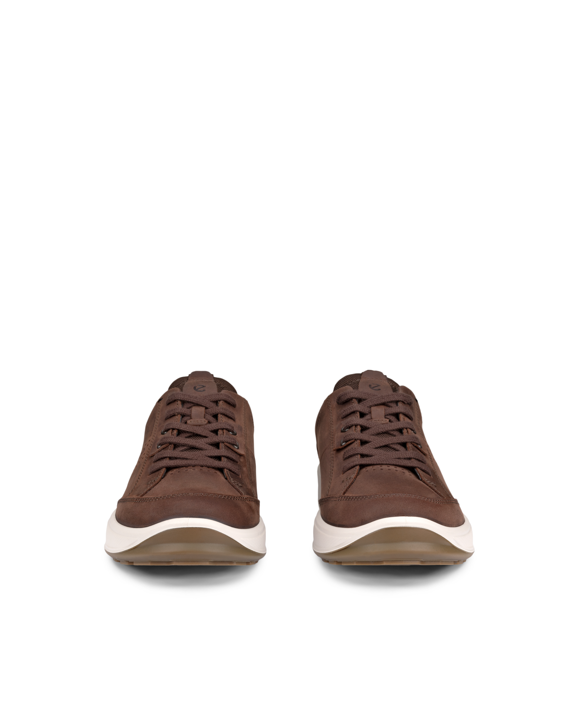 Men's ECCO® Byway 2.0 Nubuck Waterproof Shoe - Brown - Front pair