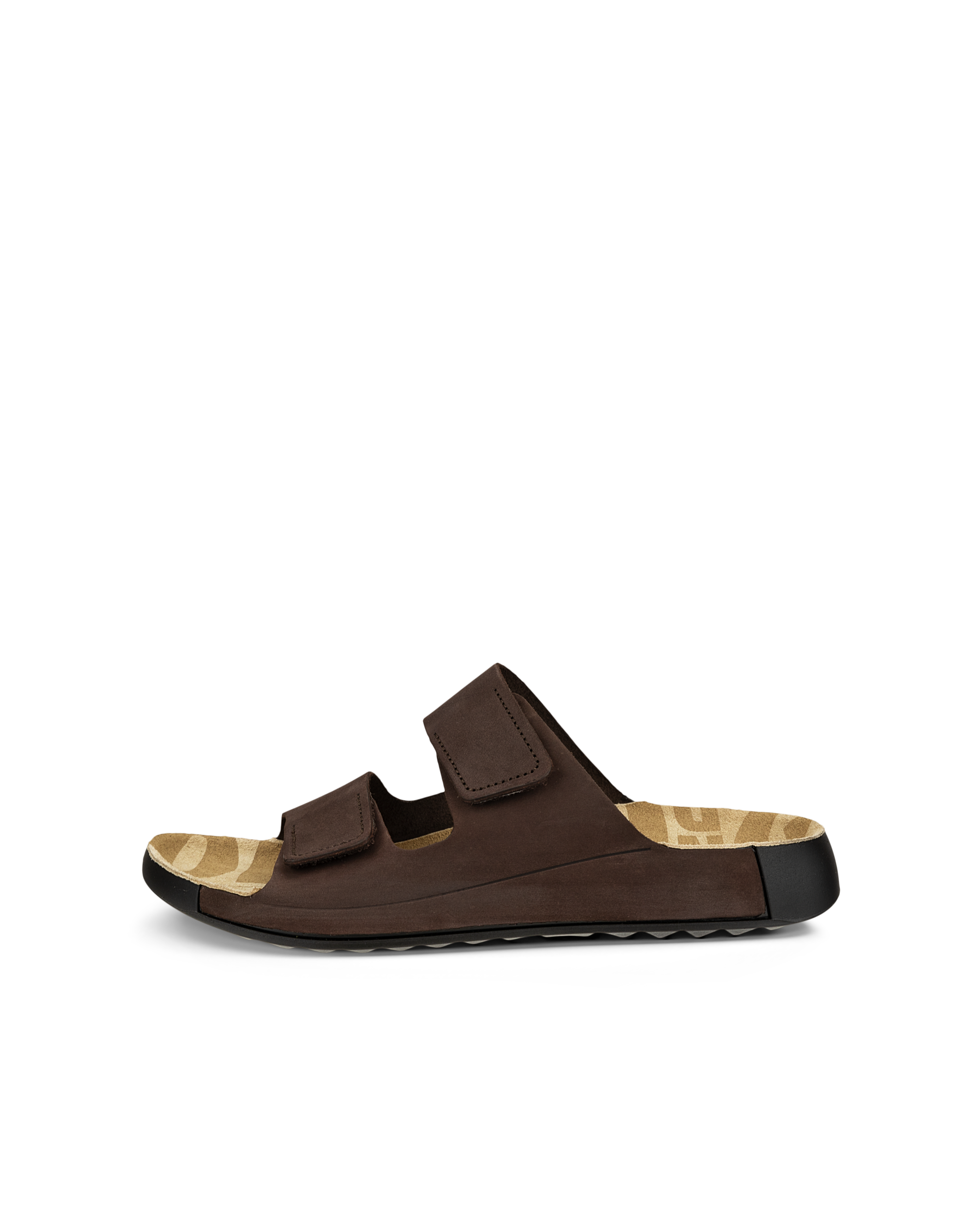 Men's ECCO® Cozmo Nubuck Two Strap Sandal | Brown