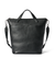 ECCO® Tote L Pebbled Leather Tote Bag - Black - Main