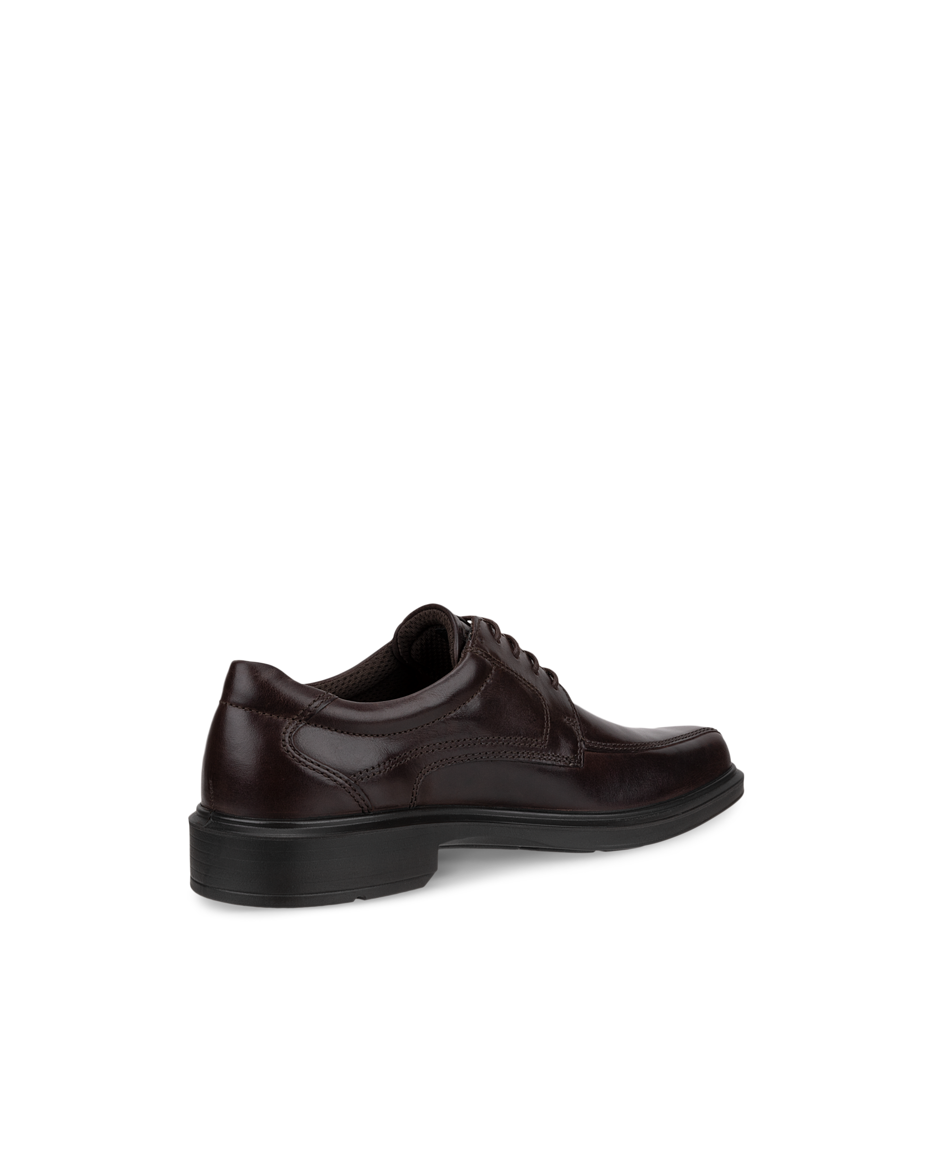 Men's ECCO® Helsinki Leather Dress Shoe - Brown - Back