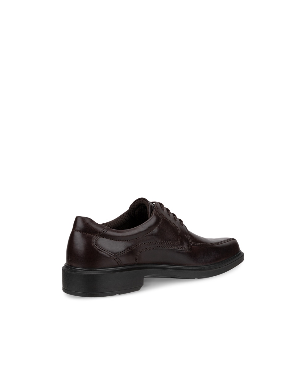 Men's ECCO® Helsinki Leather Dress Shoe - Brown - Back