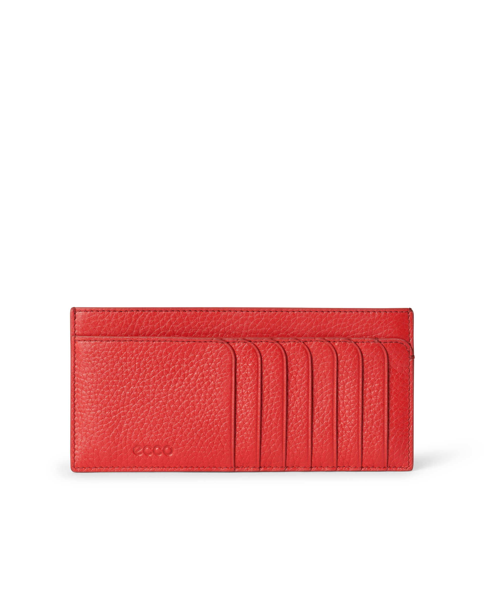 ECCO® Petit portefeuille en cuir - Rouge - Main