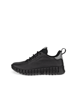 Zapatillas de piel Gore-Tex ECCO® Gruuv para mujer - Negro - Outside