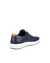 Men's ECCO® Soft 7 Leather Sneaker - Blue - Back