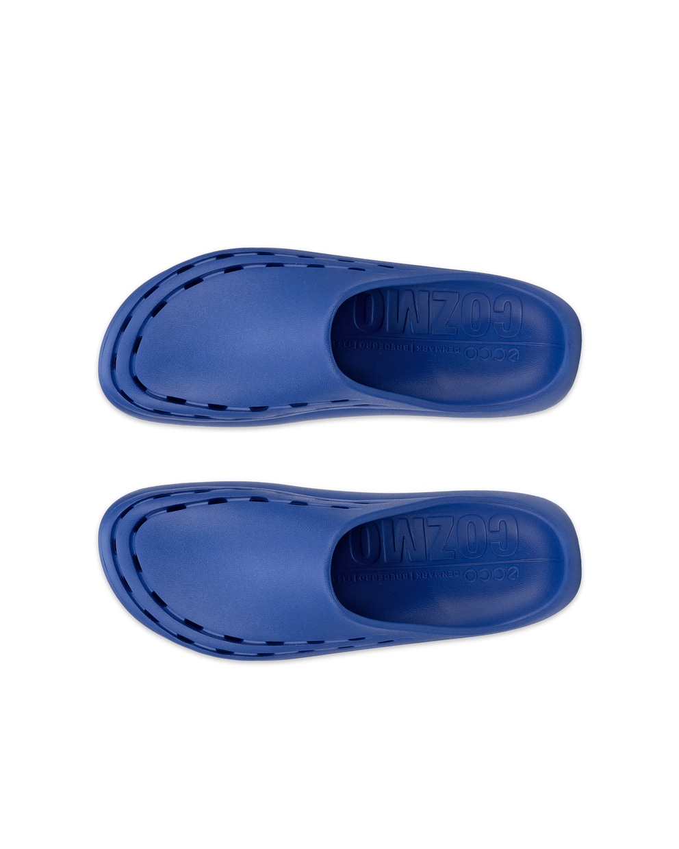 Unisex ECCO® Cozmo Slider - Blue - Top left pair