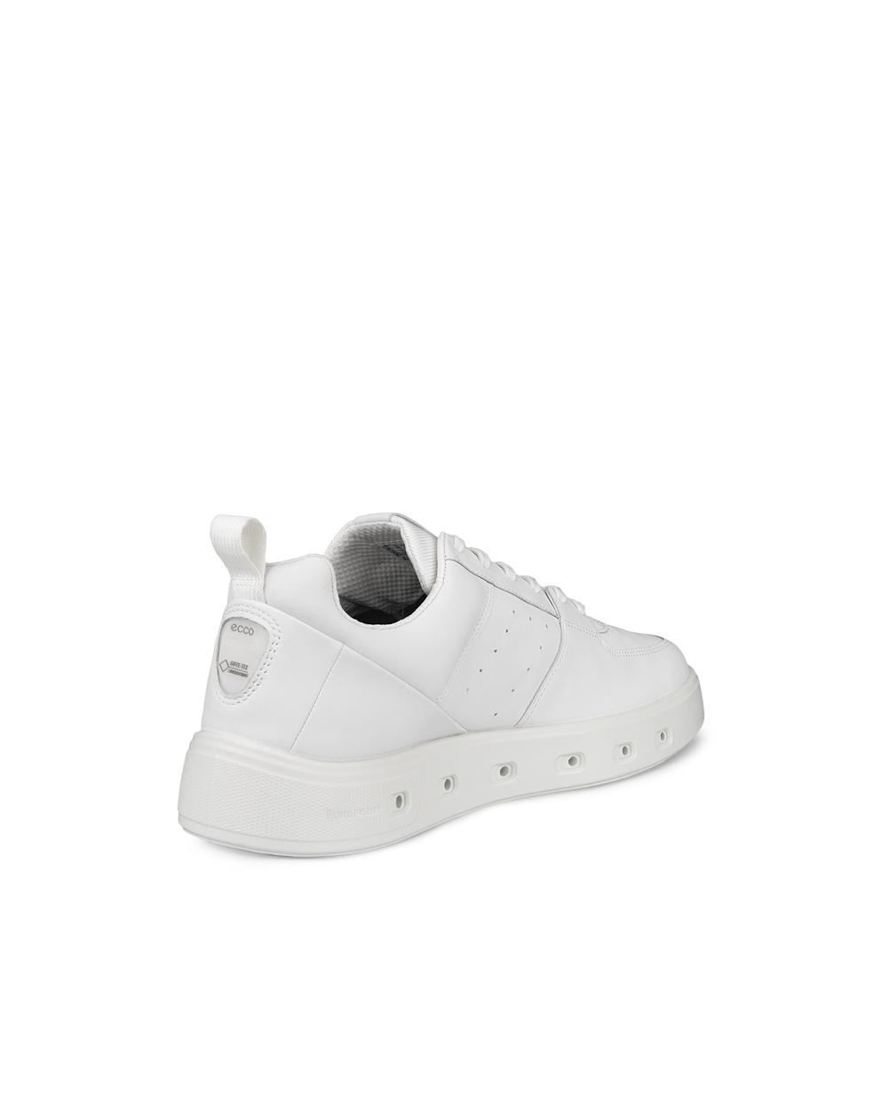 Men's ECCO® Street 720 Leather Gore-Tex Sneaker - White - Back