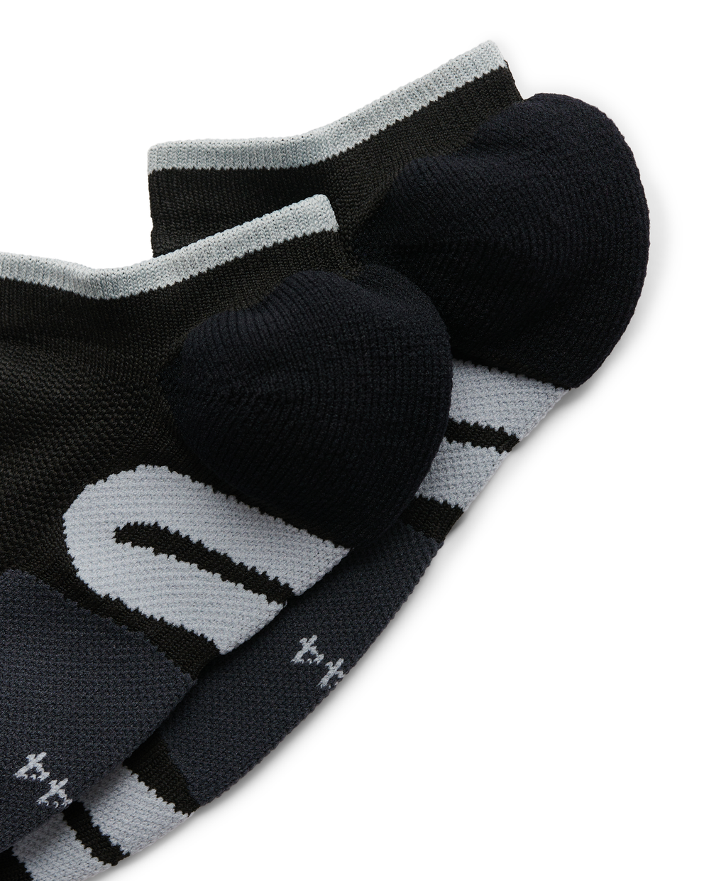 ECCO® Golf Tech-Tour Lite No-Show Socks - Black - Detail-1