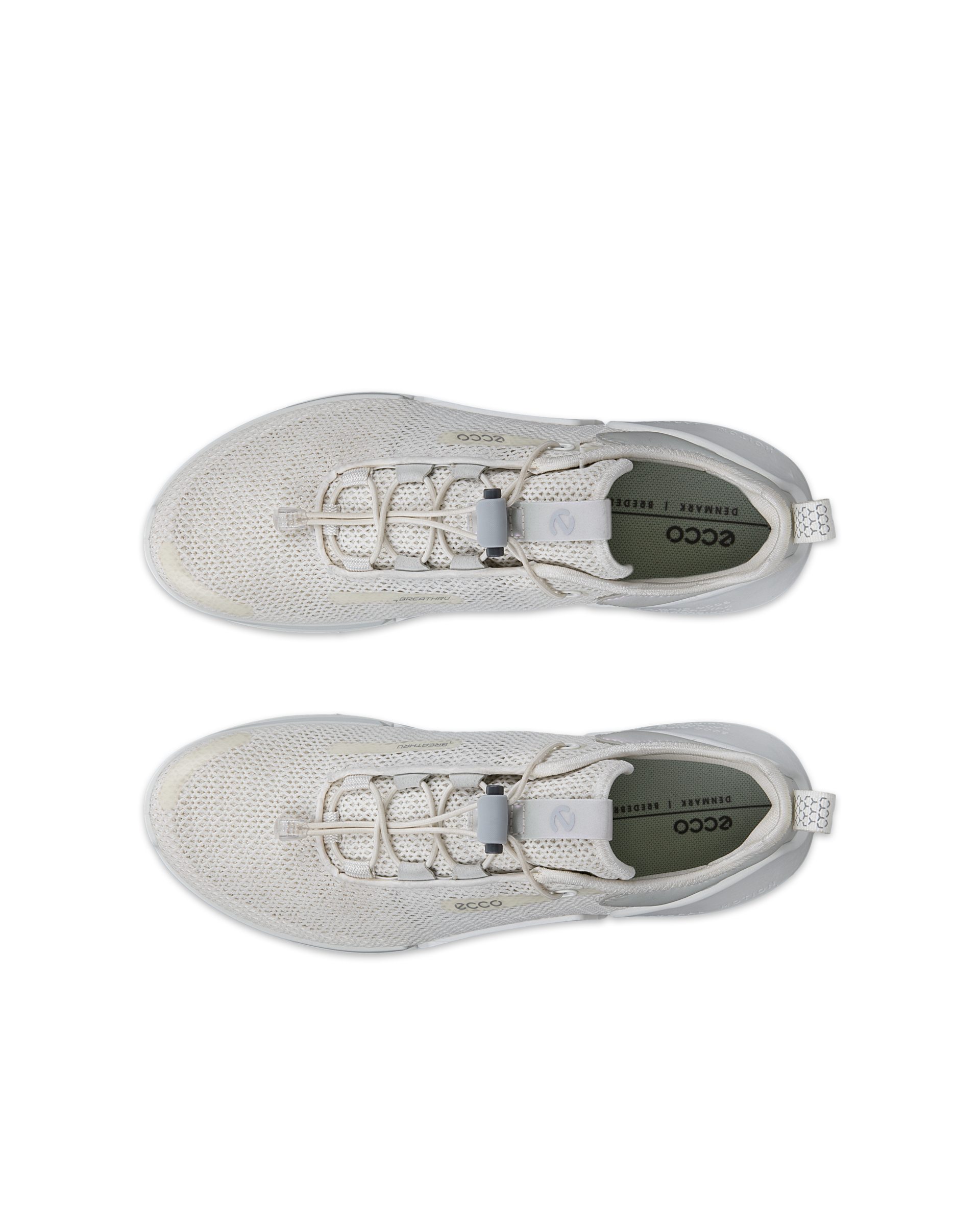 여성용 ECCO® Biom 2.0 텍스타일 트레이너 - White - Top left pair