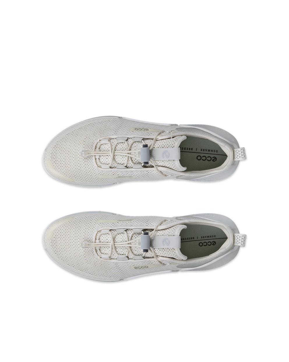 여성용 ECCO® Biom 2.0 텍스타일 트레이너 - White - Top left pair