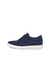 Women's ECCO® Classic Nubuck Sneaker - Blue - Outside