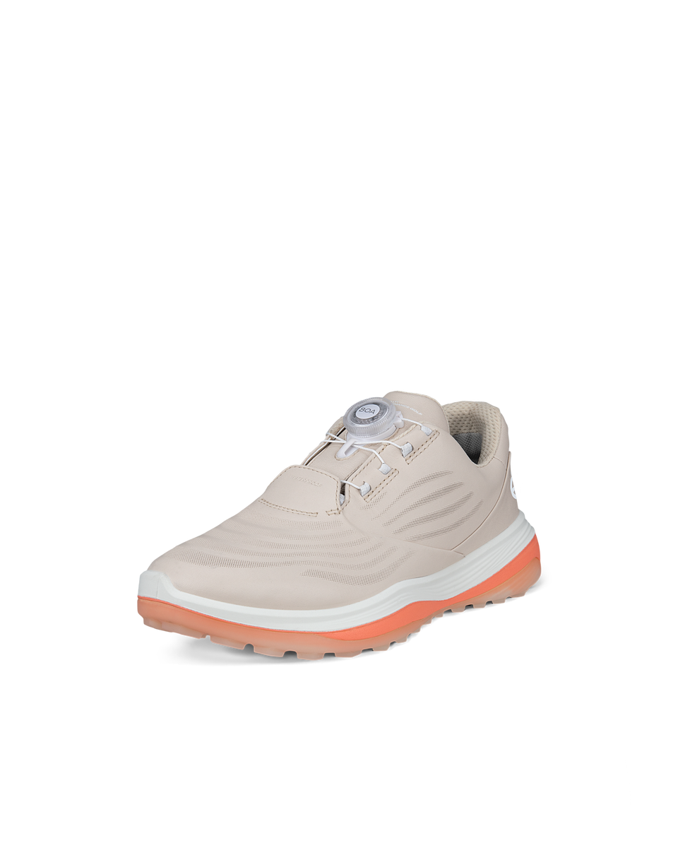 Zapatos golf impermeable de piel ECCO® Golf LT1 para mujer - Beis - Main