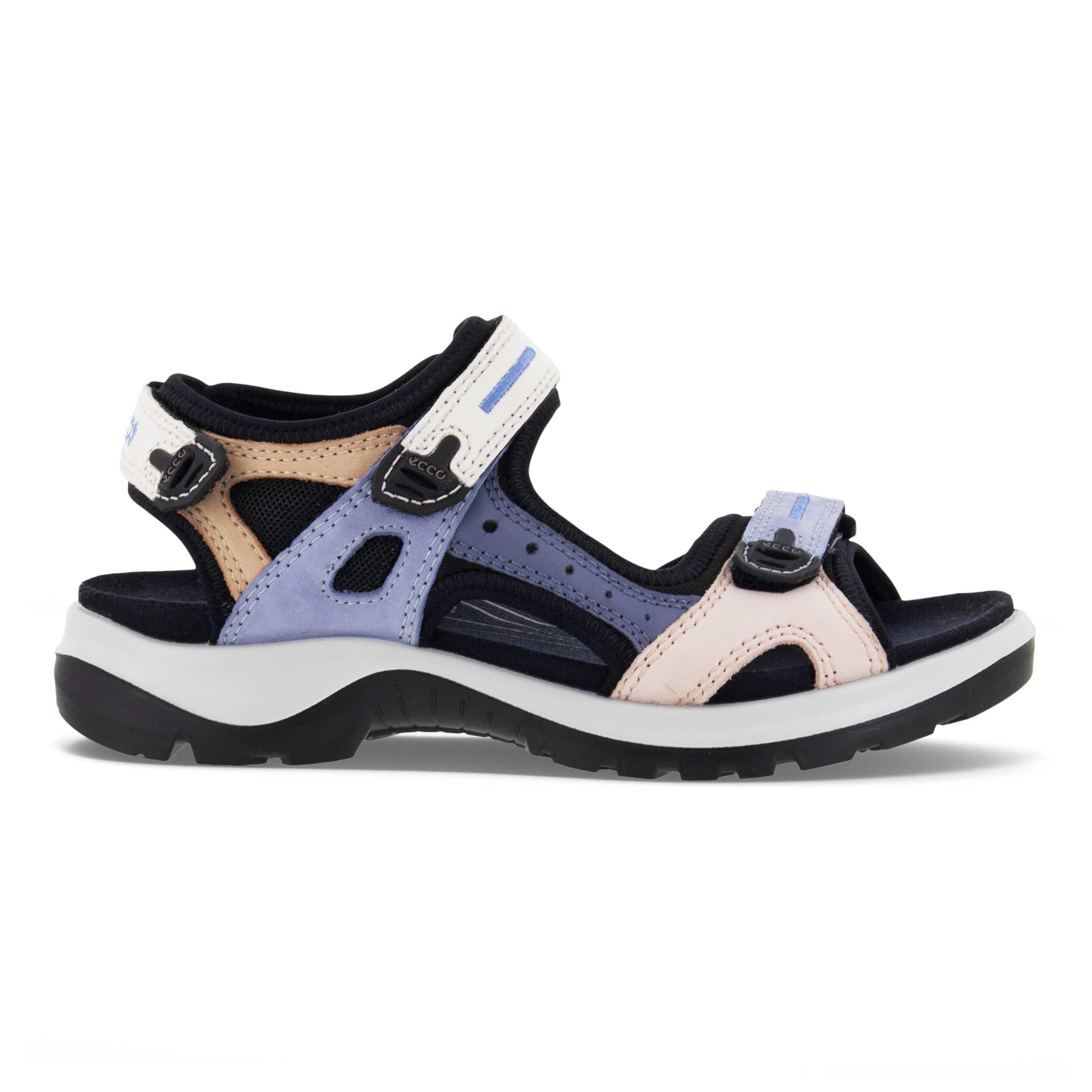ECCO Offroad ウィメンズ ヌバックハイキングサンダル - マルチカラー - Outside
