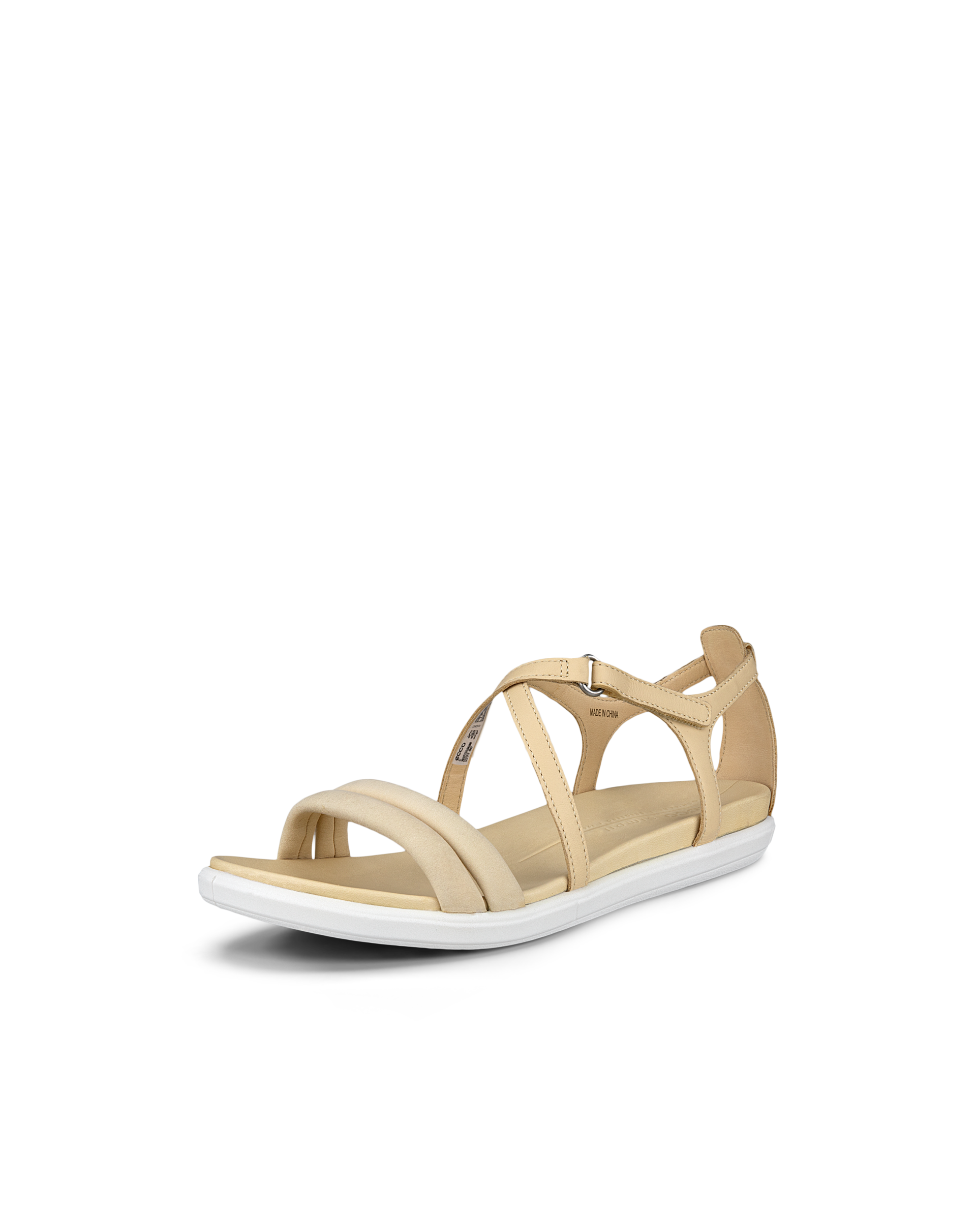 12/未使用品 ECCO SIMPIL エコー レザー フラットシューズ ③ ECCO Simpil Sandal ウィメンズ レザーフラットサンダル | イエロー