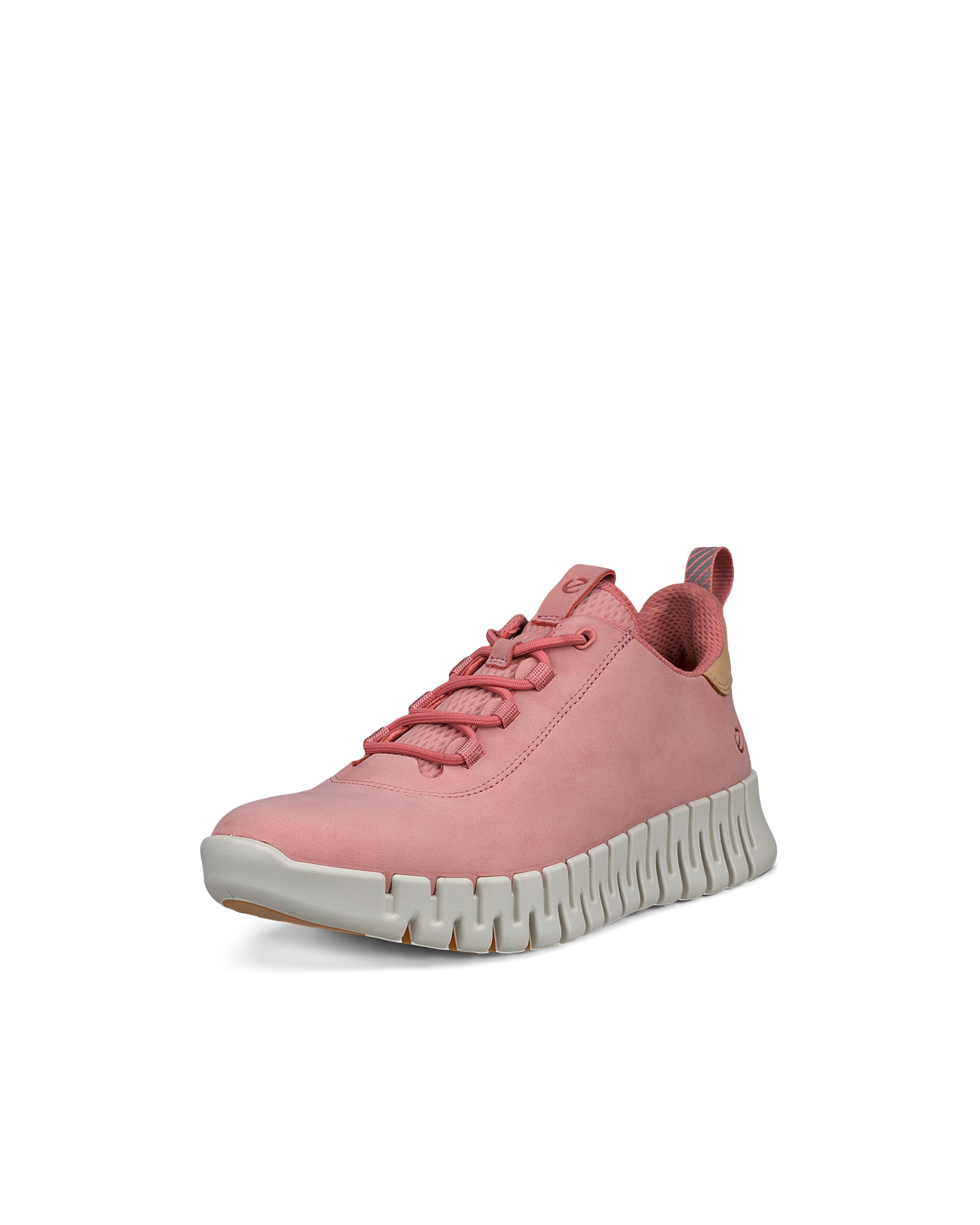 Women's ECCO® Gruuv Nubuck Sneaker - Pink - Main