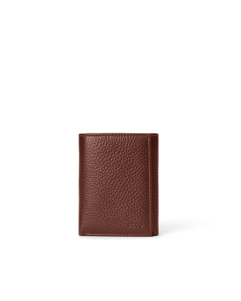 ECCO® Essential Trifold Leather Wallet - Brown - Main