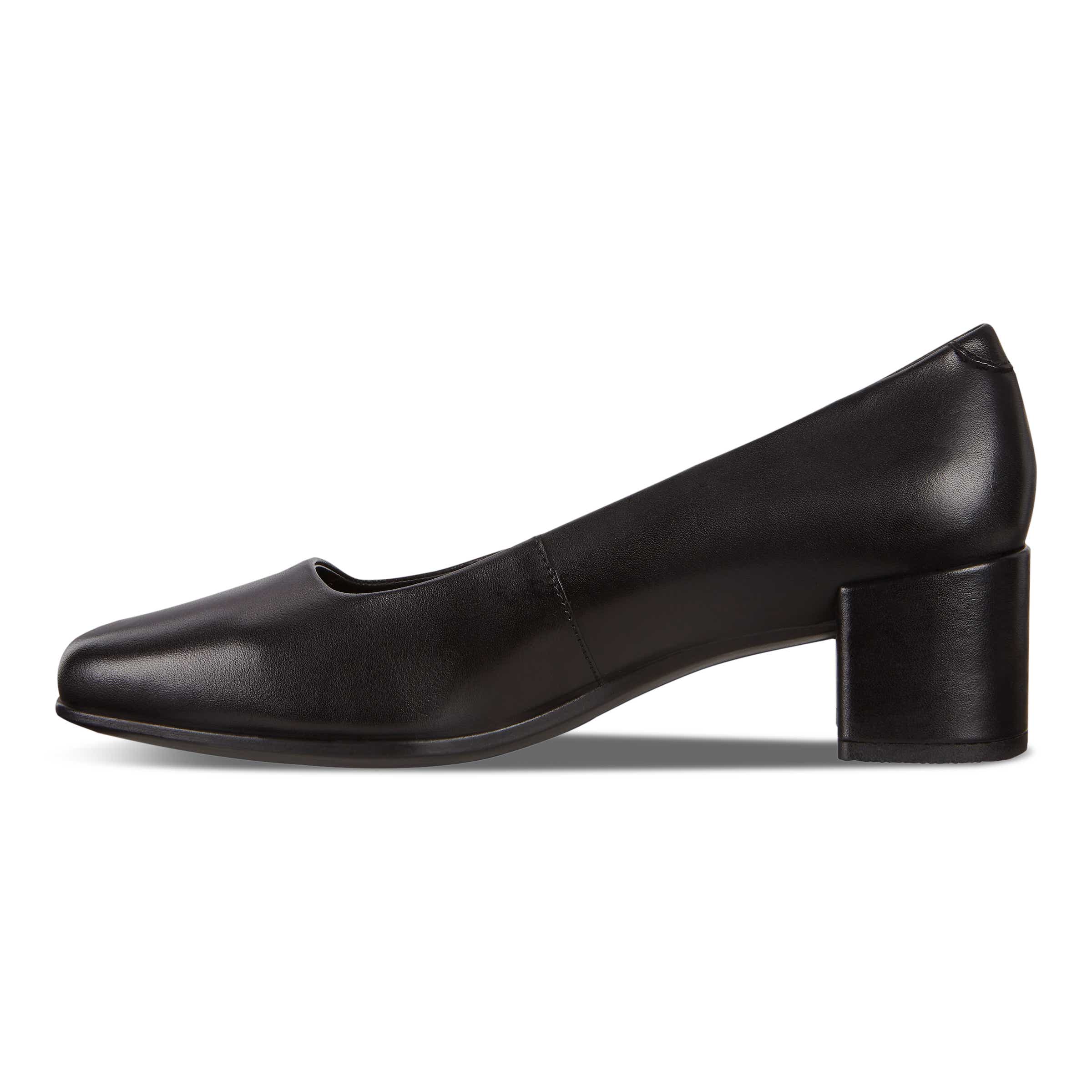 ECCO Shape 35 Squared ウィメンズ レザーハイヒールパンプス - 黒 - Inside