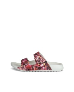 Sandalias con dos tiras de piel ECCO® Cozmo para mujer - Multicolor - Outside