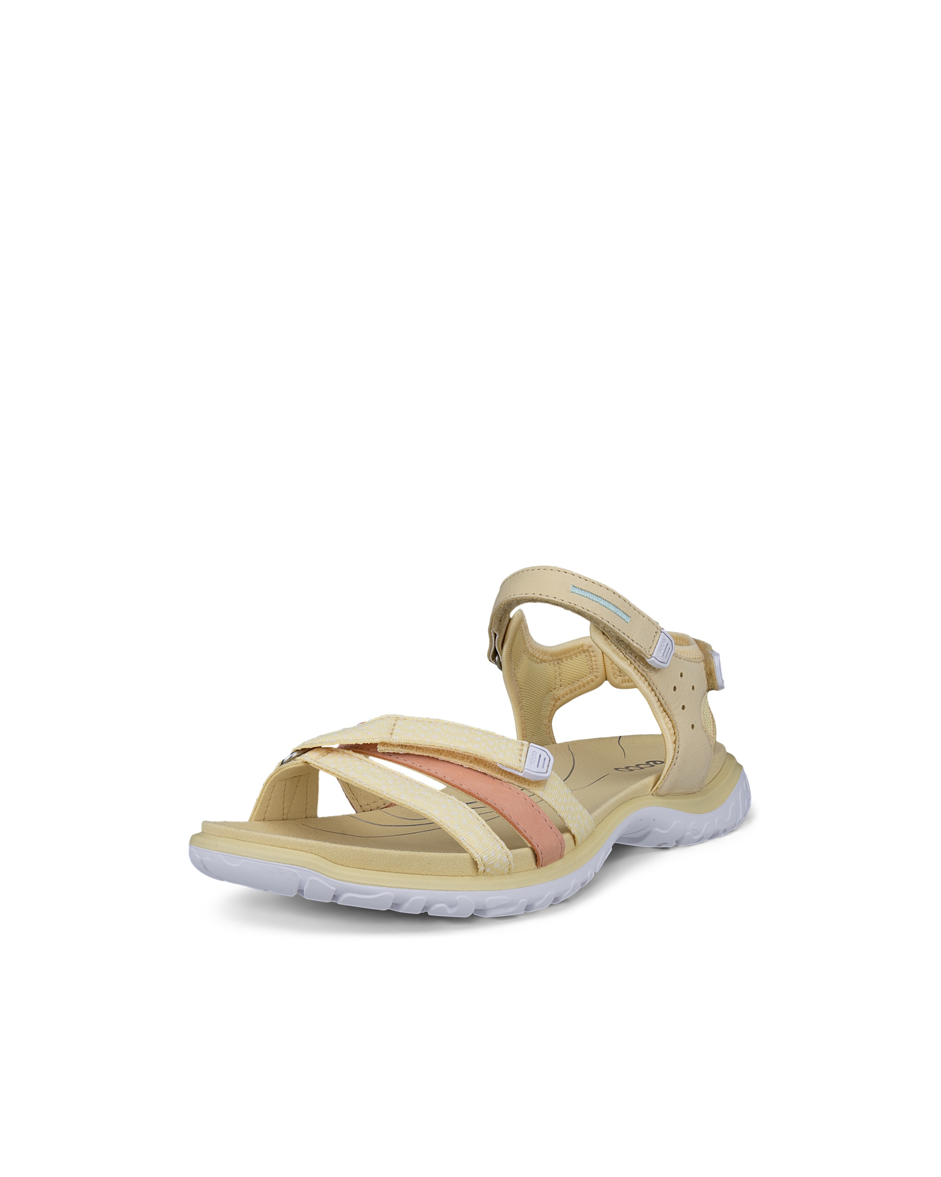 Sandalias con dos tiras de nobuk  ECCO® Offroad Roam para mujer - Amarillo - Main