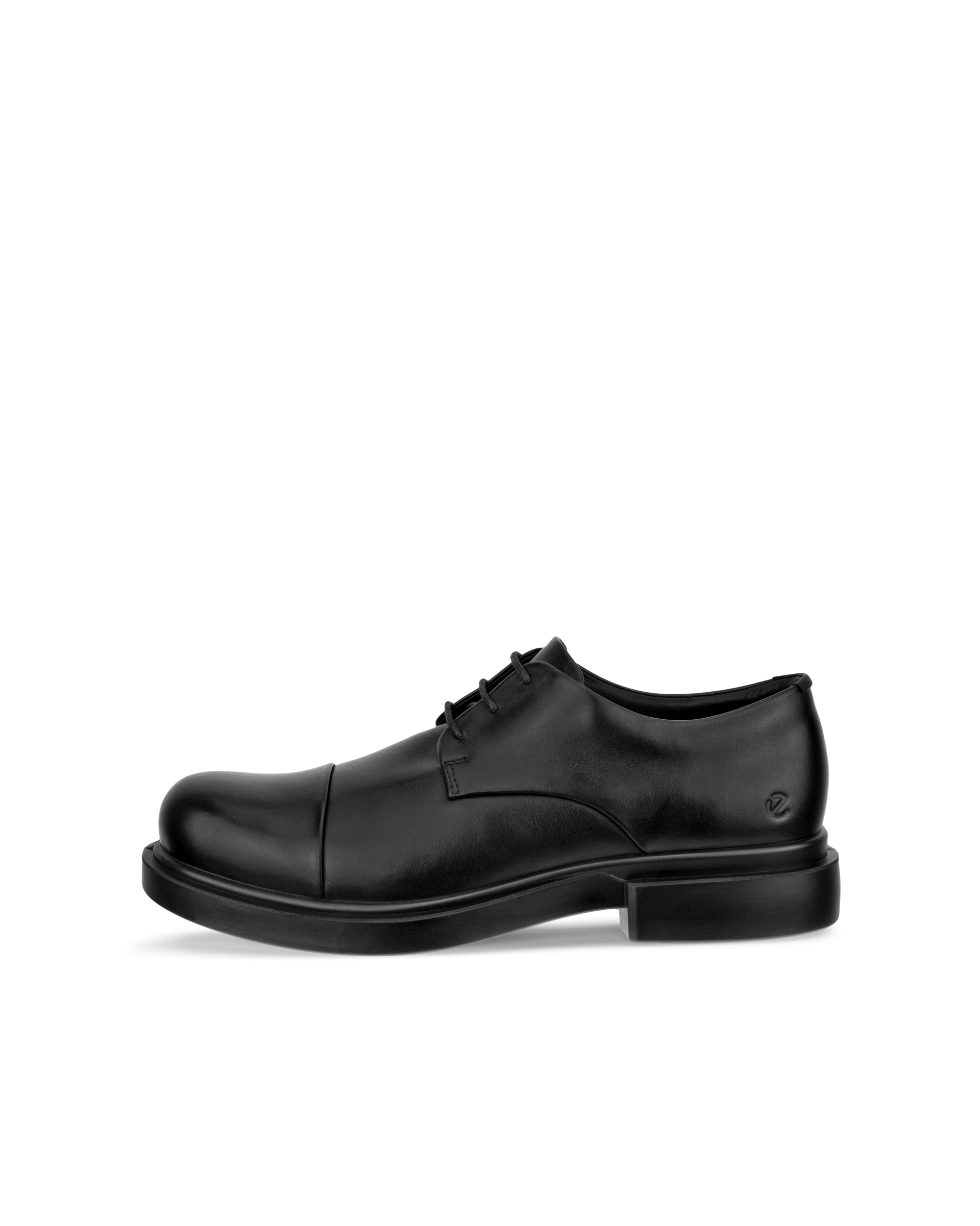 Men's ECCO Metropole Seoul Leather Derby Shoe - Black - Outside