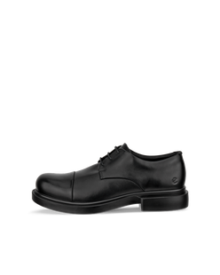 ECCO Metropole Seoul derbies cuir pour hommes - Noir - Outside