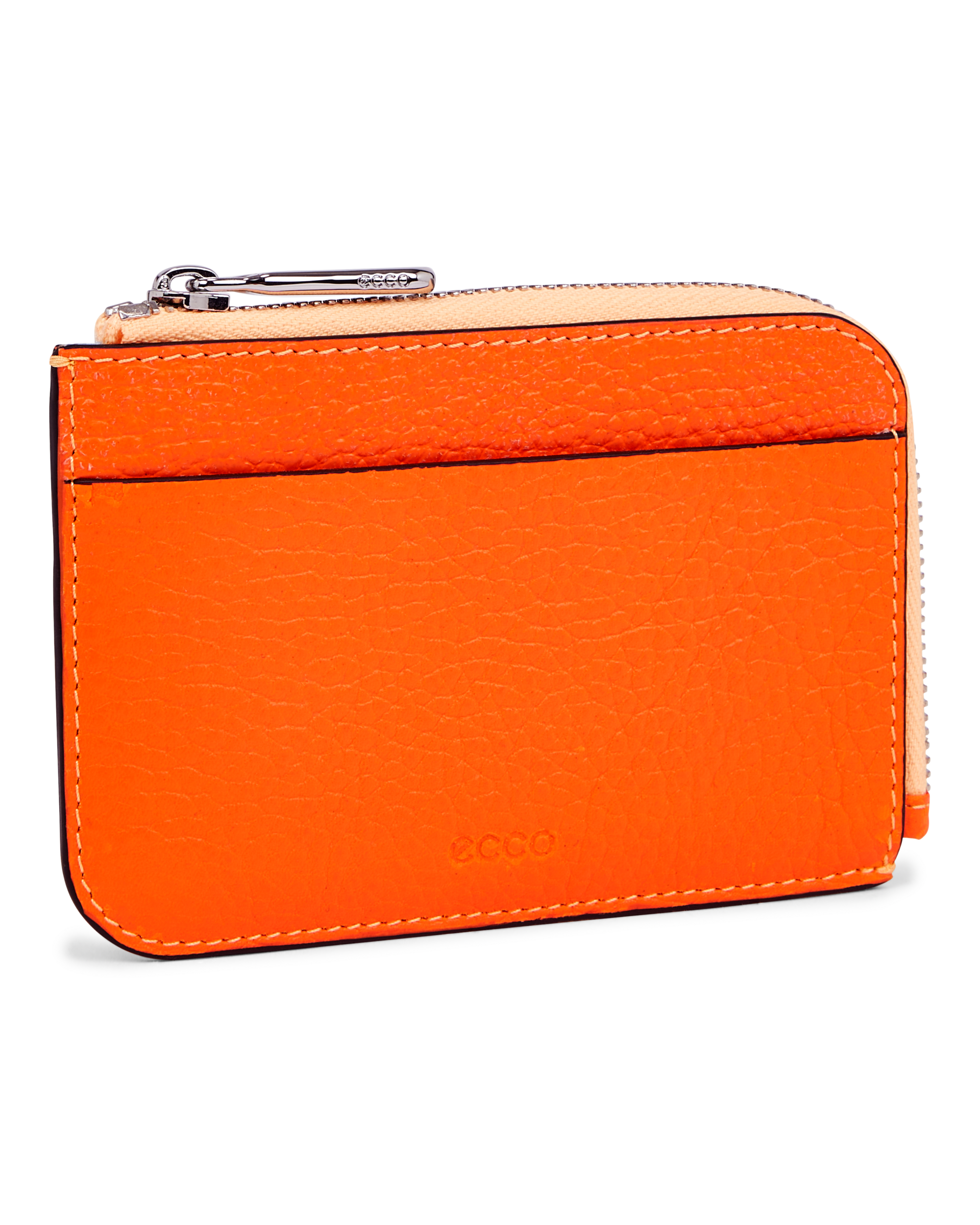 ECCO® Leather Card Case - Orange - Main