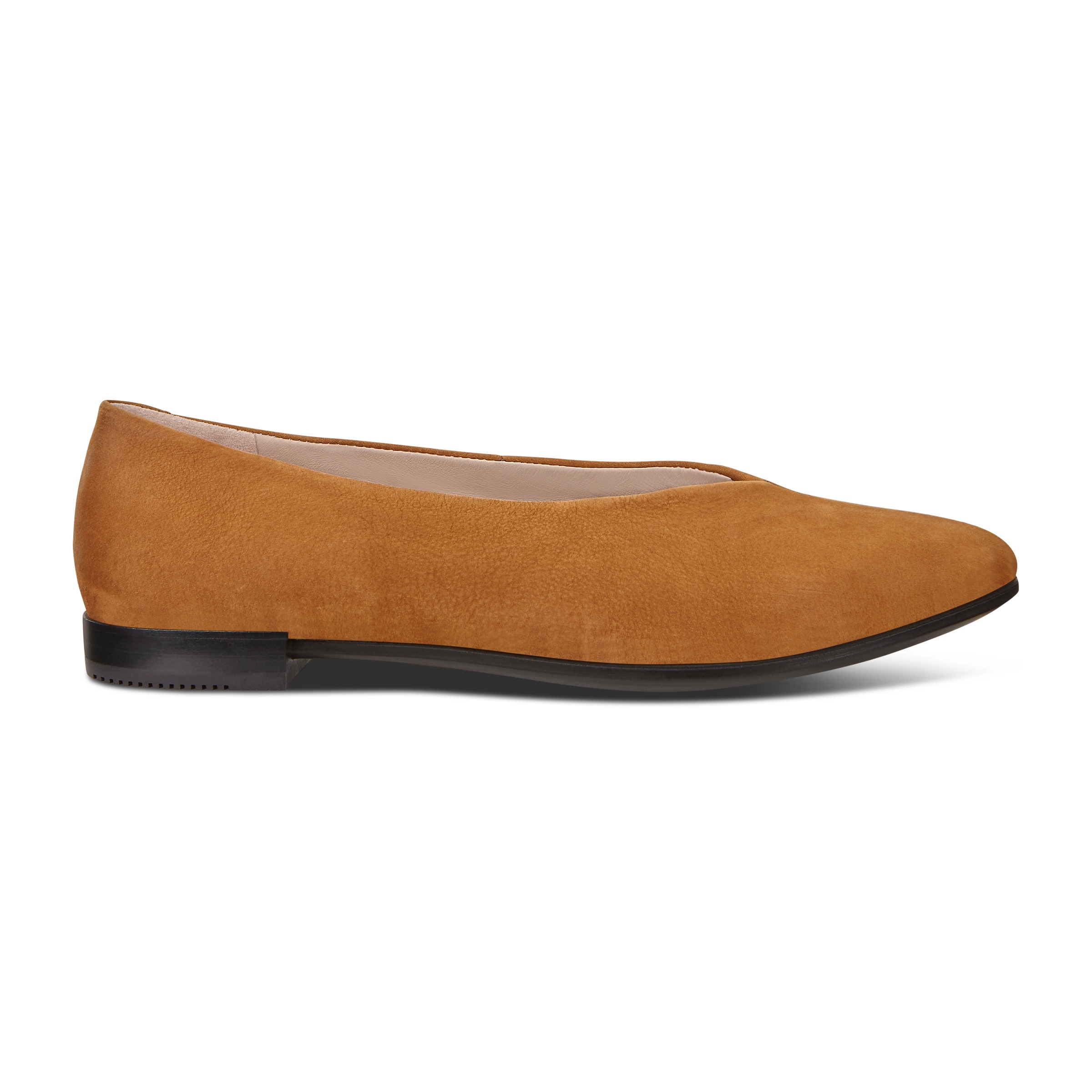 ECCO Women Shape Pointy Ballerina - Brown - Outside