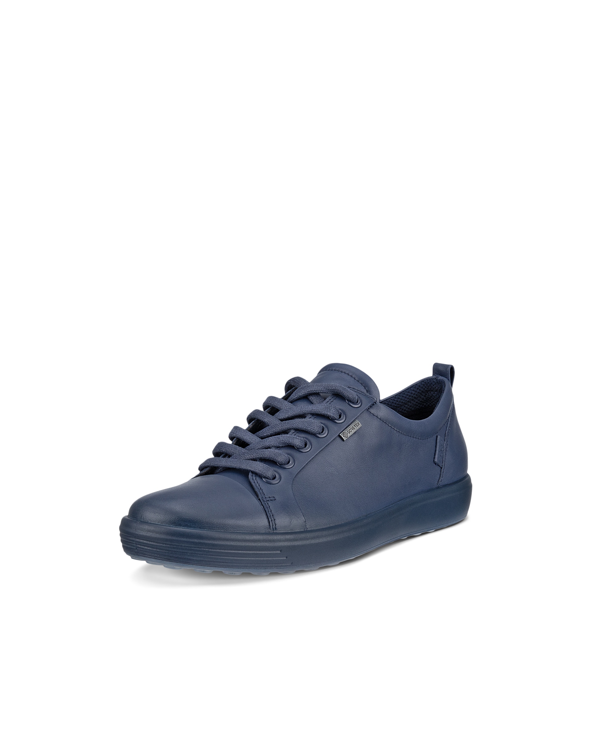 ECCO Soft 7 ウィメンズ レザーGore-Texスニーカー - 青 - Main