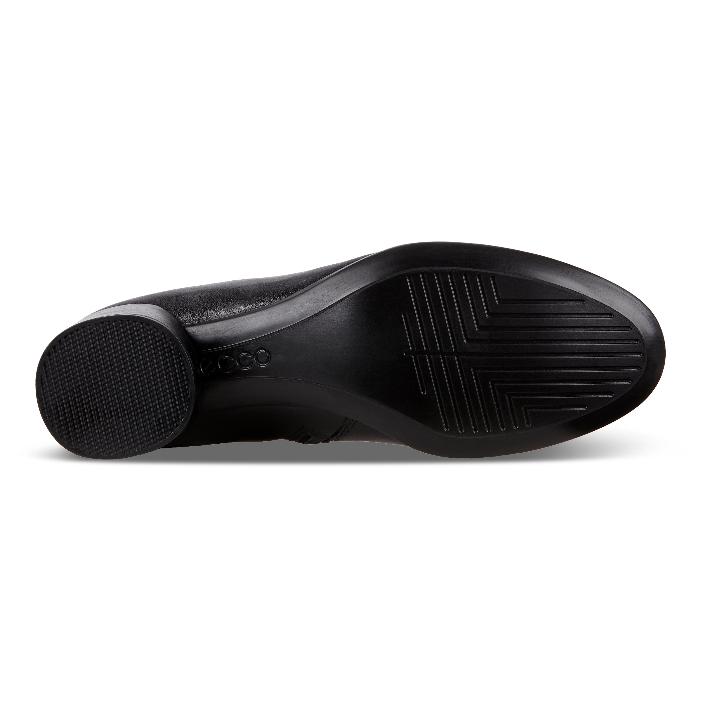 Botines de piel ECCO® Shape 35 Mod Block para mujer - Negro - Sole
