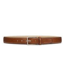 Men's ECCO® Bombae Formal Leather Belt - Brown - Main