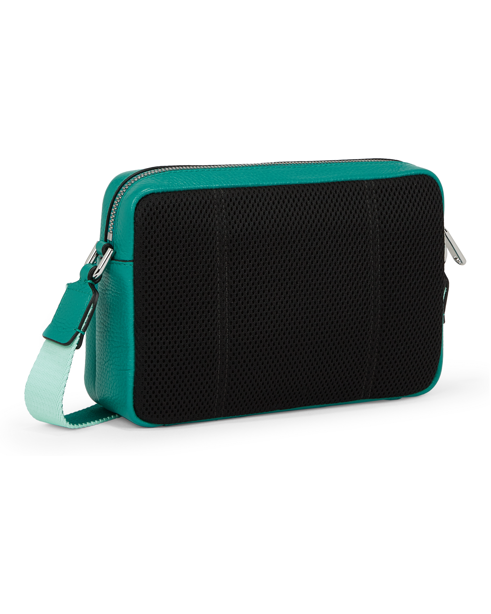 ECCO® Leather Camera Bag - Green - Back