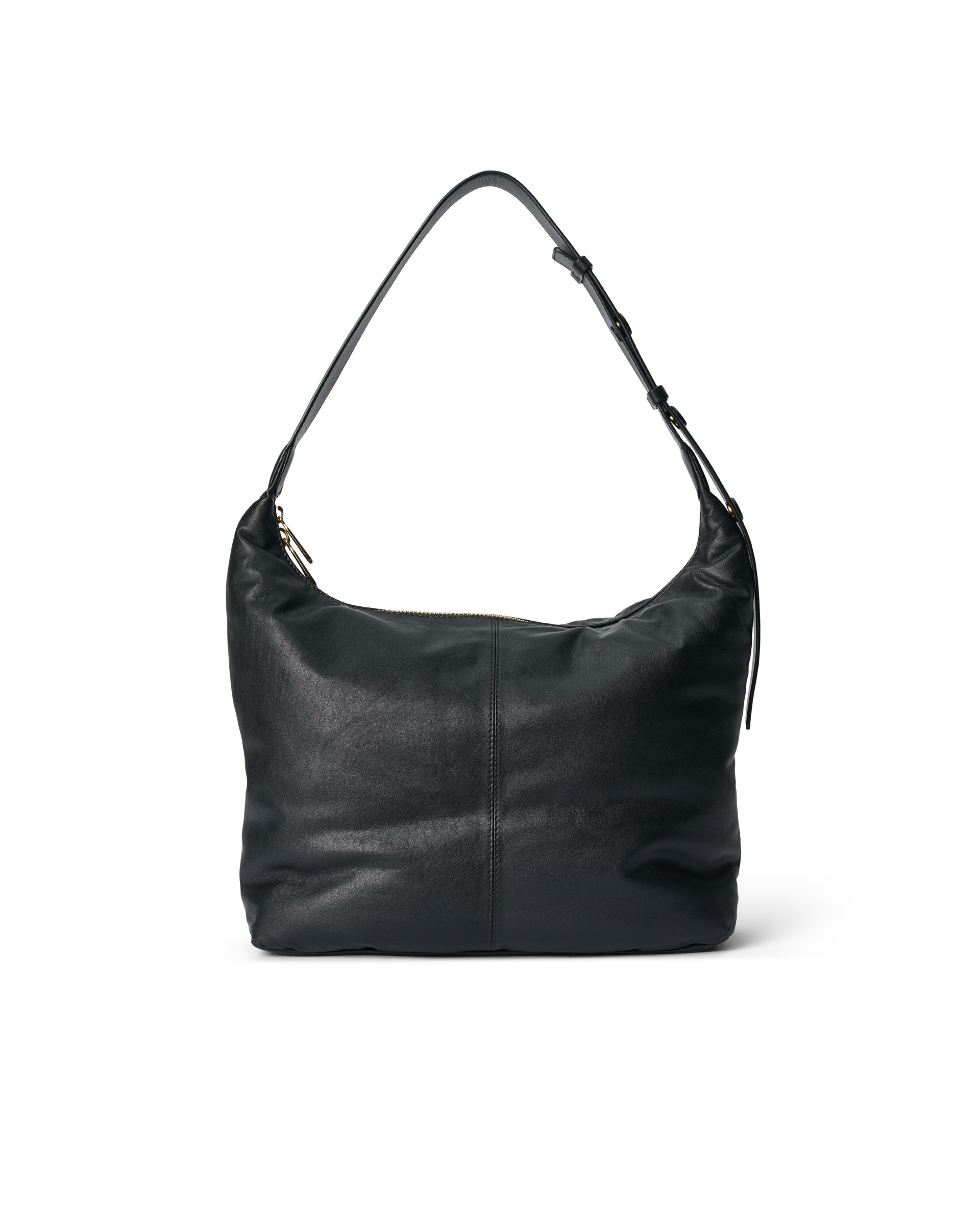 ECCO® Sac hobo en cuir - Noir - Back