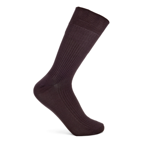 ECCO Women's Ribbed Socks - Grey - Detail-1
