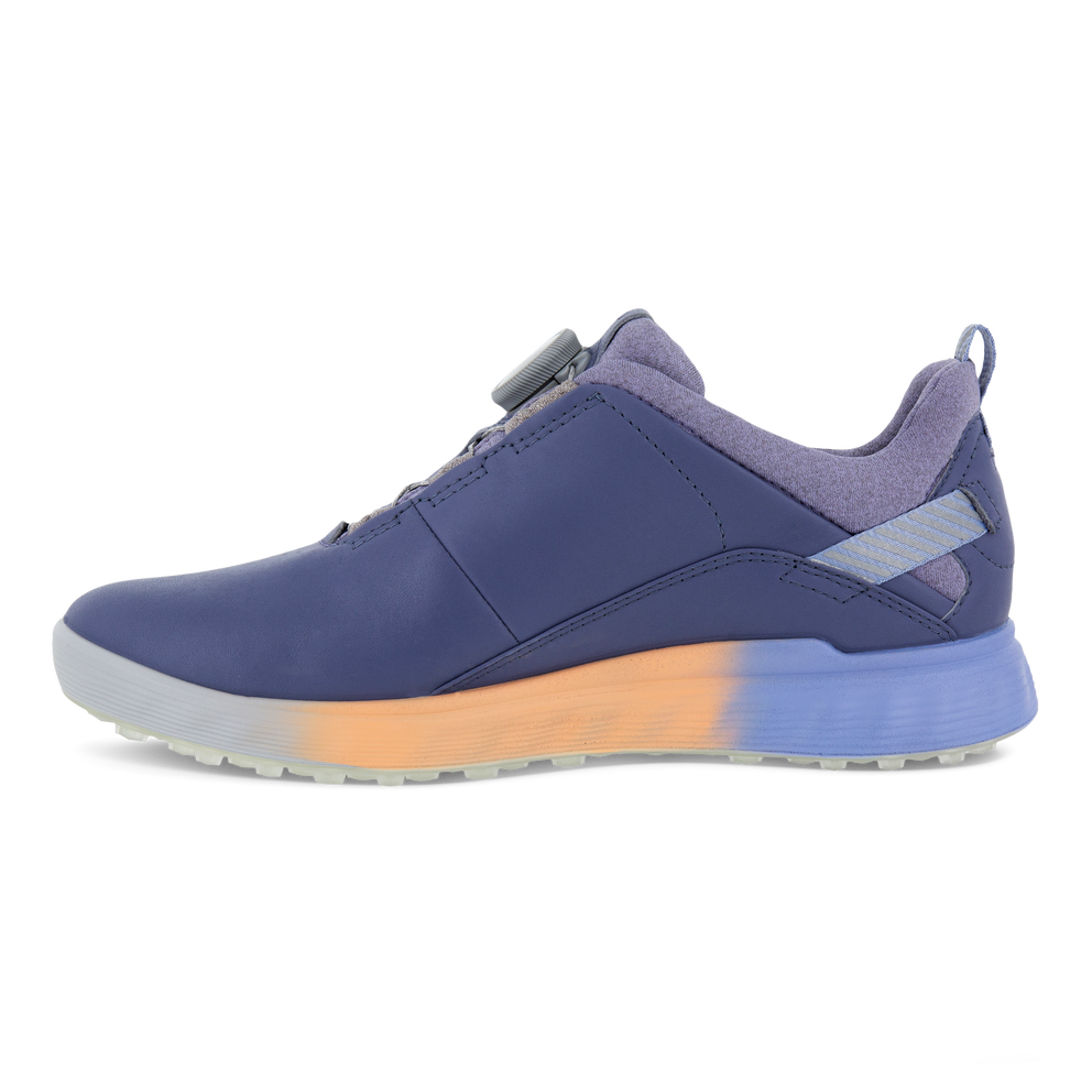 Zapatos golf de piel Gore-Tex ECCO® Golf S-Three para mujer - Azul - Inside