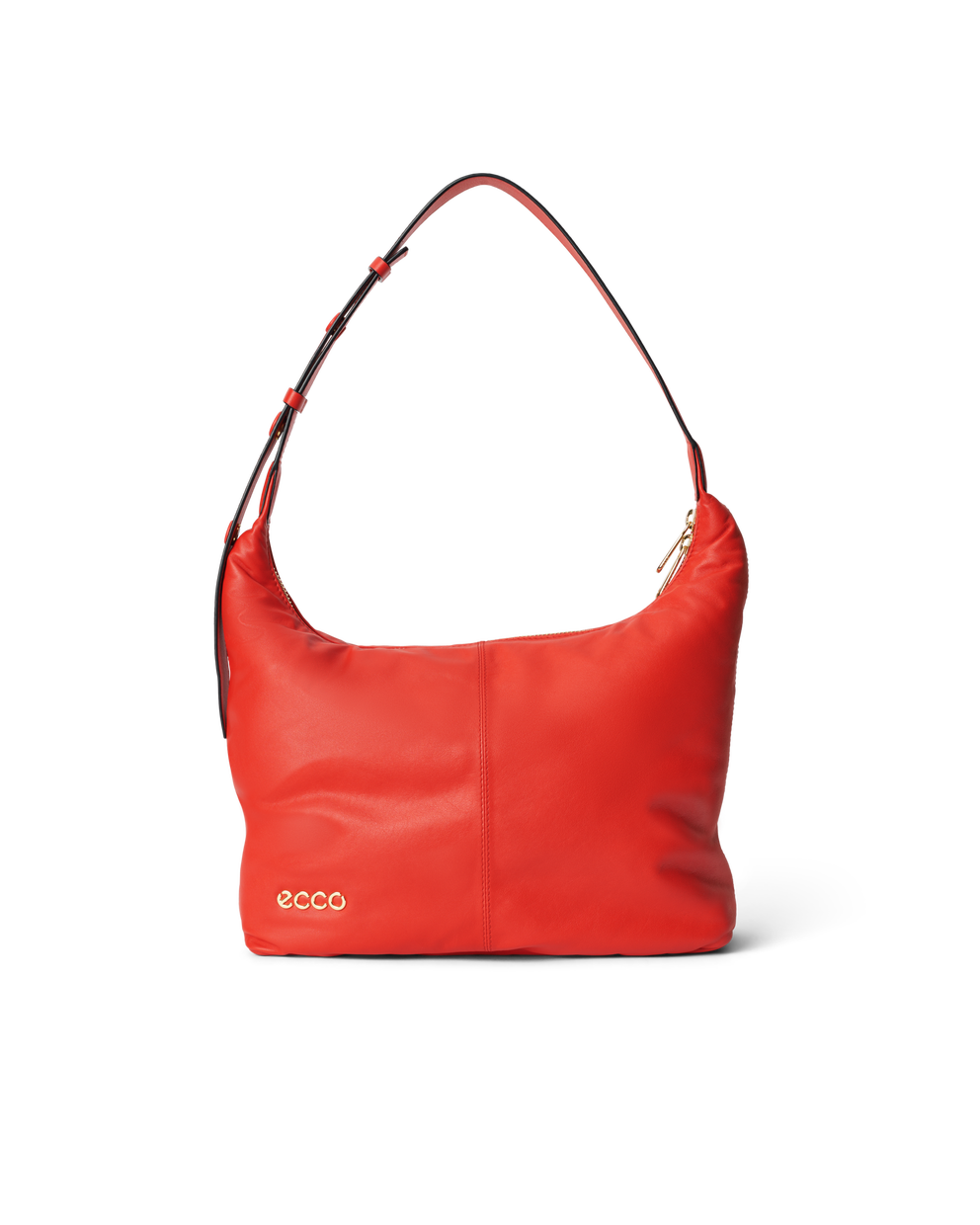 ECCO® Leather Hobo Bag - Red - Main