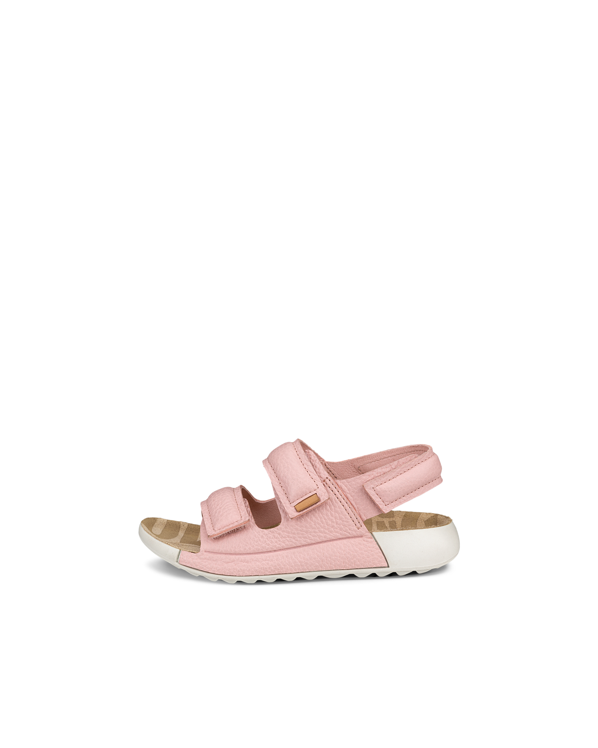 Sandalias con dos tiras de piel ECCO® Cozmo 60 para niño/a - Rosa - Outside