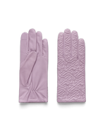 ECCO® gants en cuir pour femme - Violet - Main