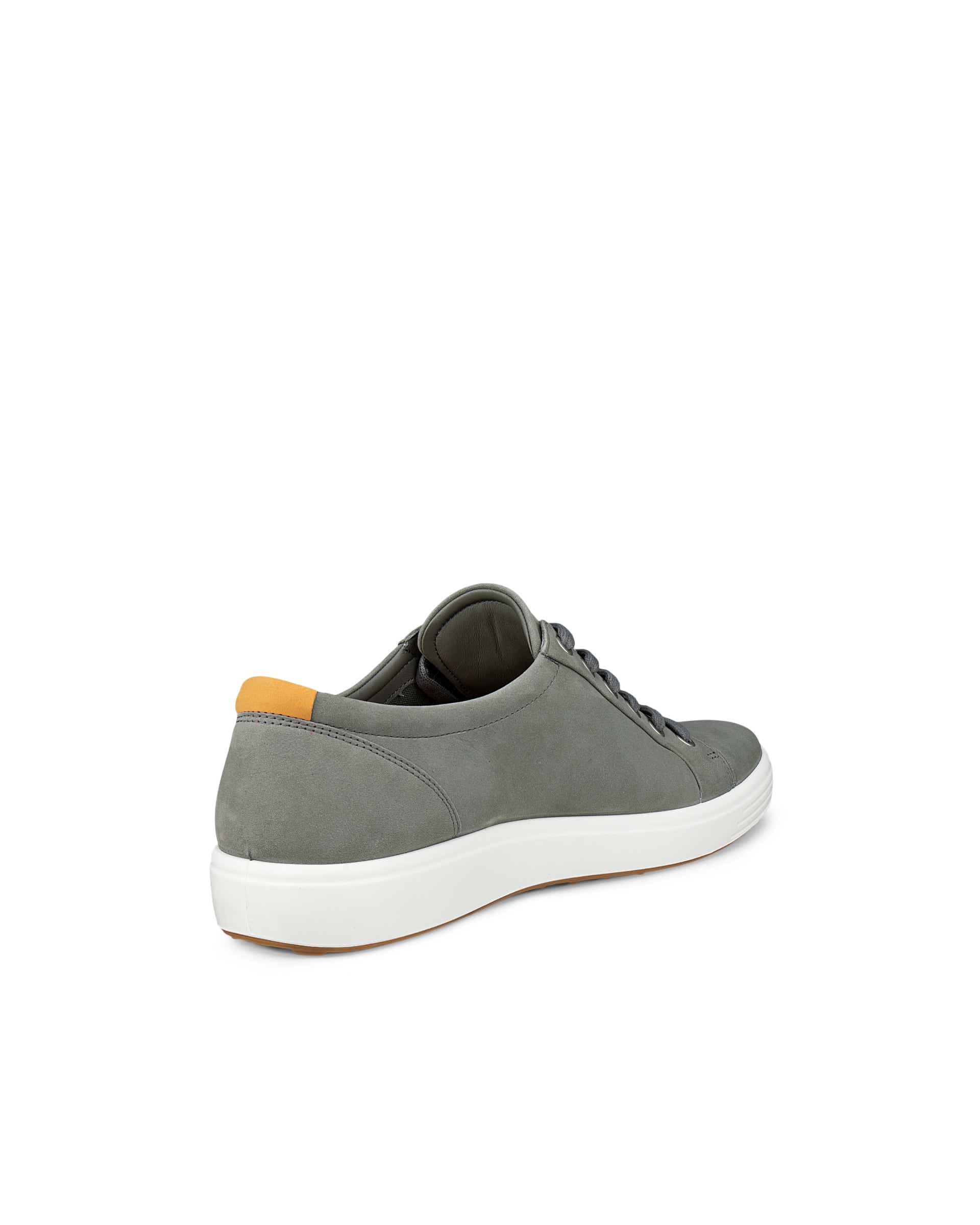ECCO SOFT 7 M SHOE LACE UP - Gris - Back