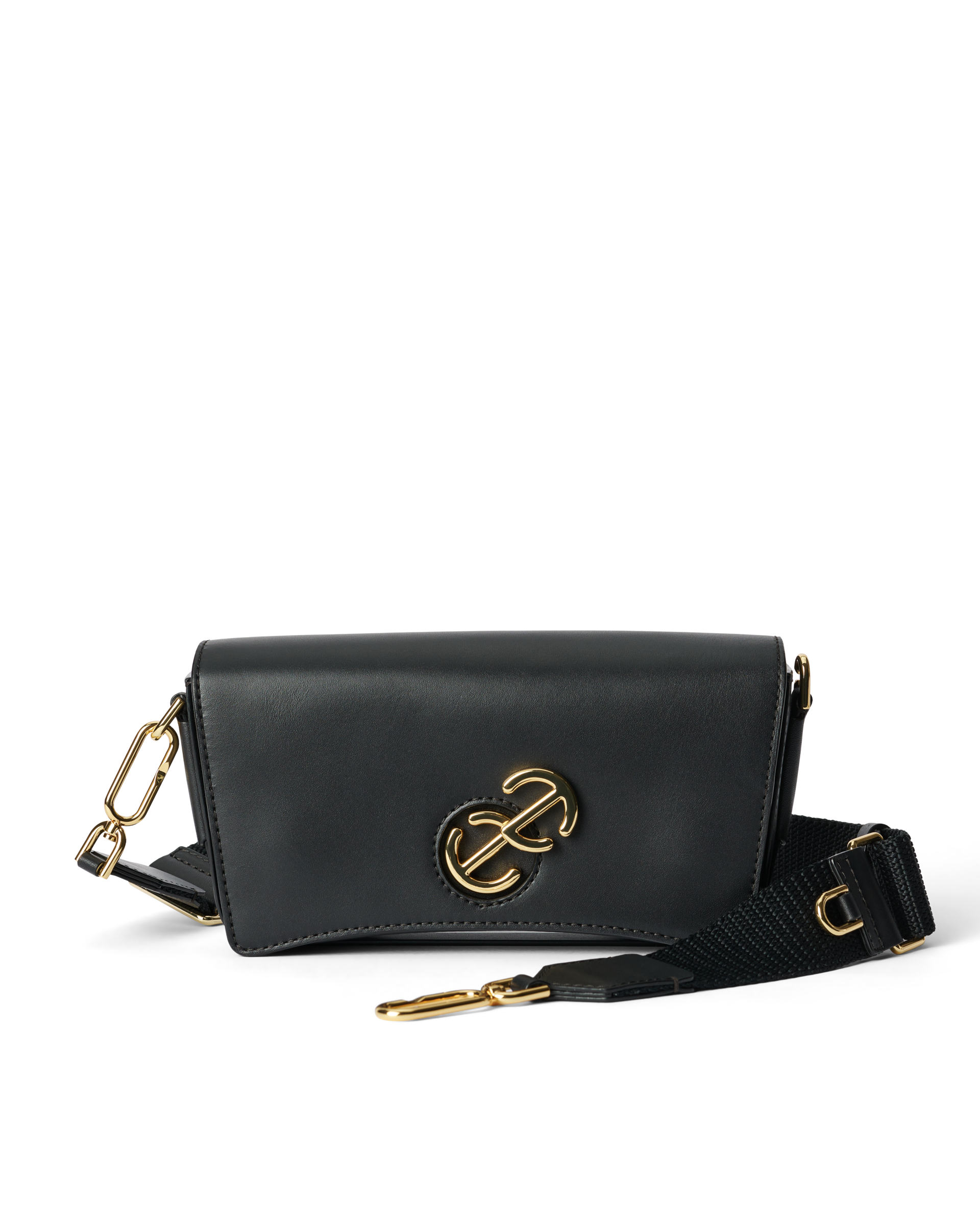 ECCO® Lock Wave sac bandoulière cuir - Noir - Main