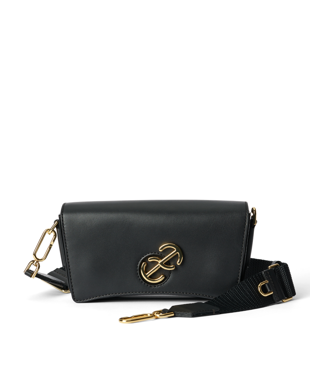 ECCO® Lock Wave sac bandoulière cuir - Noir - Main