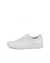 Women's ECCO® Soft Classic Leather Sneaker - White - Outside